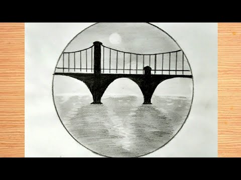 How To Draw A Bridge Step by Step Drawing Guide by Dawn  DragoArt