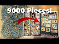 9000 pieces complete timelapse of the ravensburger disney museum jigsaw puzzle