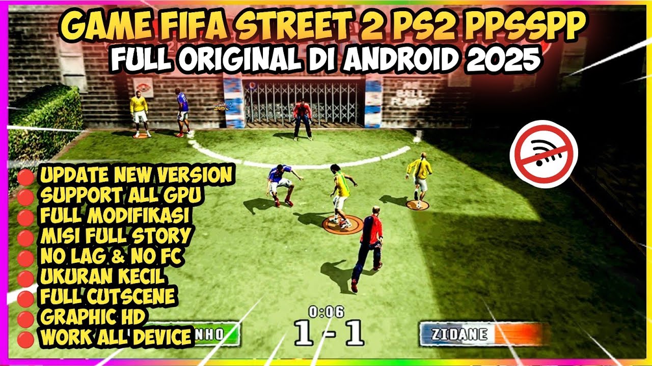 Game FIFA Street 2 PS2 PPSSPP Ukuran Kecil Terbaru Di Android