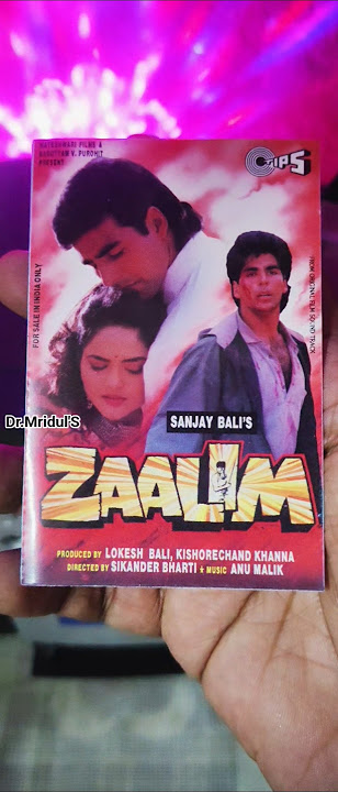 ZAALIM Movie Audio Cassette #akshaykumar #anumalik #kumarsanu #alkayagnik #bollywood