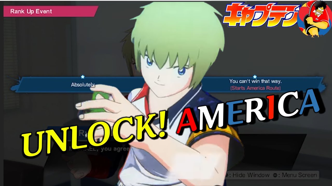 UNLOCK AMERICA TEAMCAPTAIN TSUBASA 캡틴 츠바사キャプテン翼RISE OF NEW