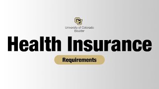 Student Health Insurance Requirement | CU Boulder