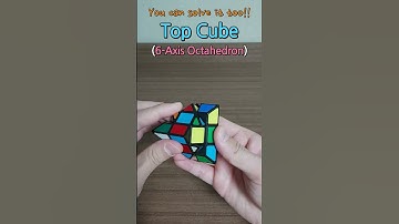 You can solve it too!!   || Top Cube(6-Axis Octahedron) ||   #shorts