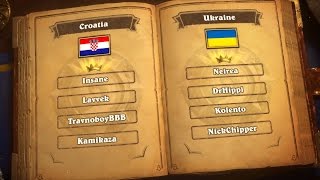 Croatia vs. Ukraine - Group H - Match 2 - 2017 Hearthstone Global Games  - Week 2