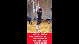 LaMelo Ball: Pregame Shooting Workout with the Illawara Hawks at 2019 NBL Blitz