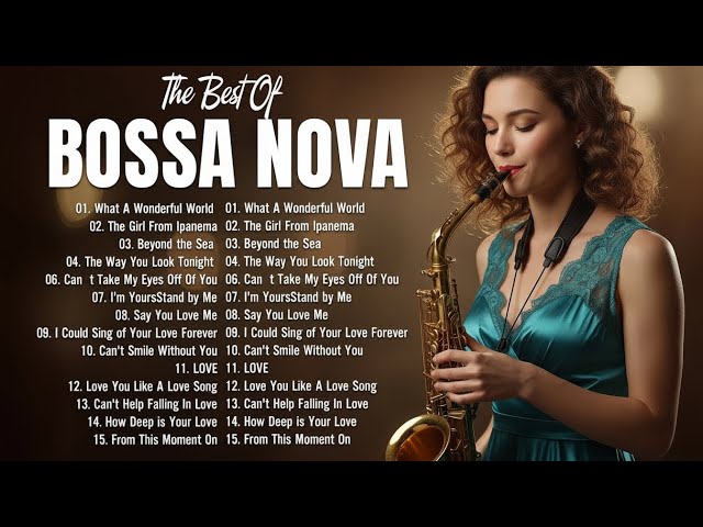🌞 Palm Breeze Bossa Nova Covers 2025 🎶 Smooth Jazz for