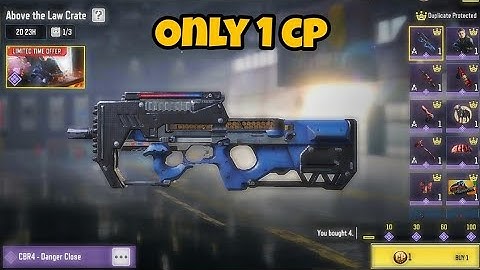 Above the Law Crate (Only 1 CP) CODM | #callofdutymobile #the_epic