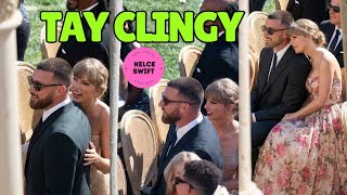 UNSEEN: Taylor Swift CLINGY MOMENTS to Husband Travis at their First Public Appearance as  newlyweds