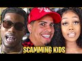 CJ SO COOL scams 15 year old? and MORE DRAMA the ace family and Kianna Jay
