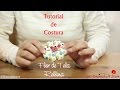 Tutorial #15 - Como hacer una Flor de tela rellena - How to make Fabric Flowers