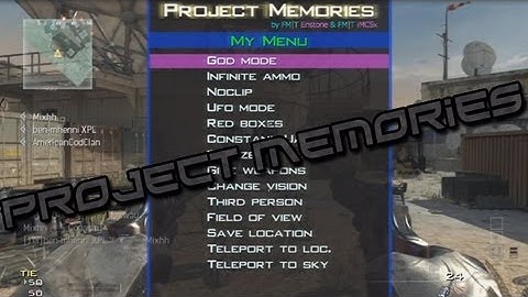 MW3 Mod Menu - Project Memories - 1.24 - All Clients | Piff