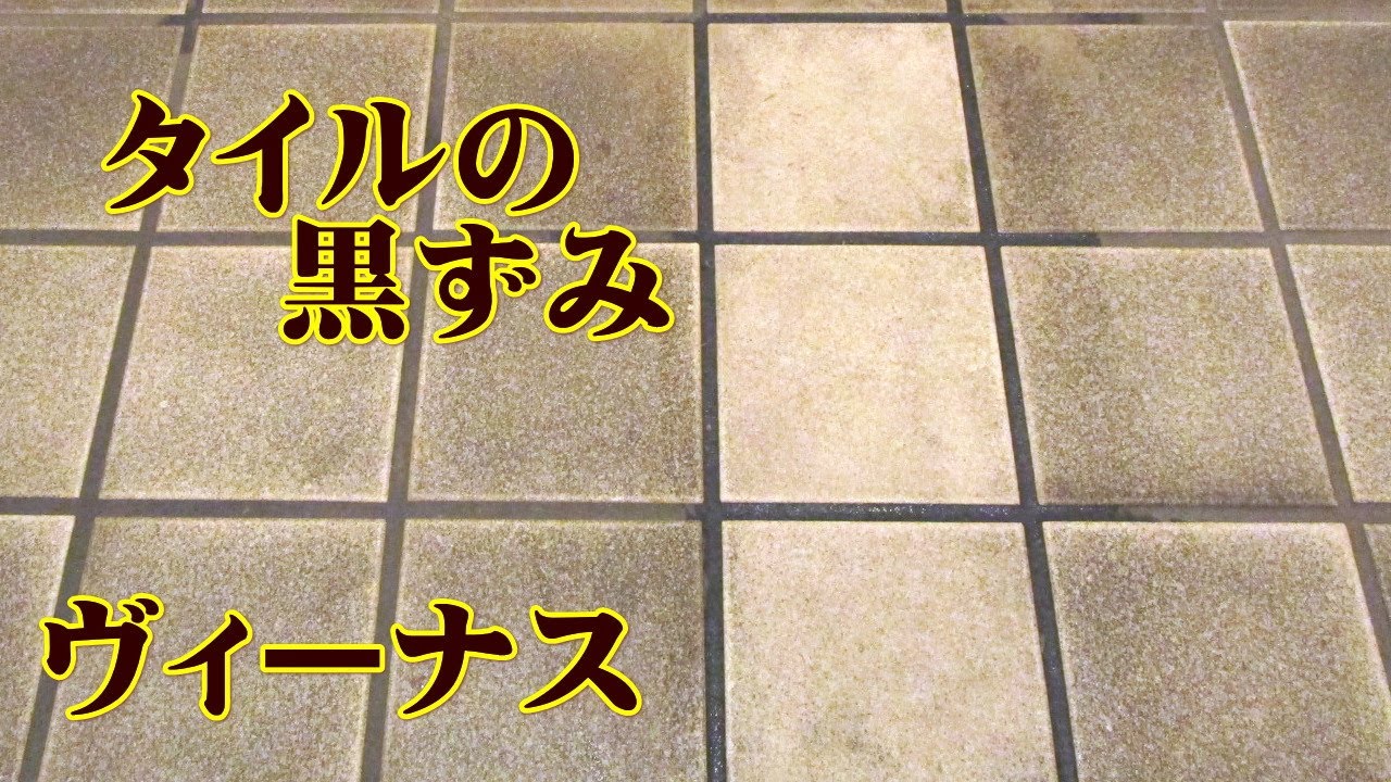 玄関 トイレの磁器タイルの黒ずみ汚れ 文化雑巾 Youtube