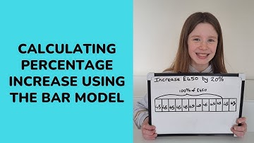 How to calculate percentage increase using the bar model