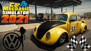 VW Beetle Restoration-Car Mechanic Simulator 2021 screenshot 1
