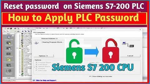 How to Apply Password on Siemens S7-200 PLC ।। Password Protection on Siemens PLC S7-200
