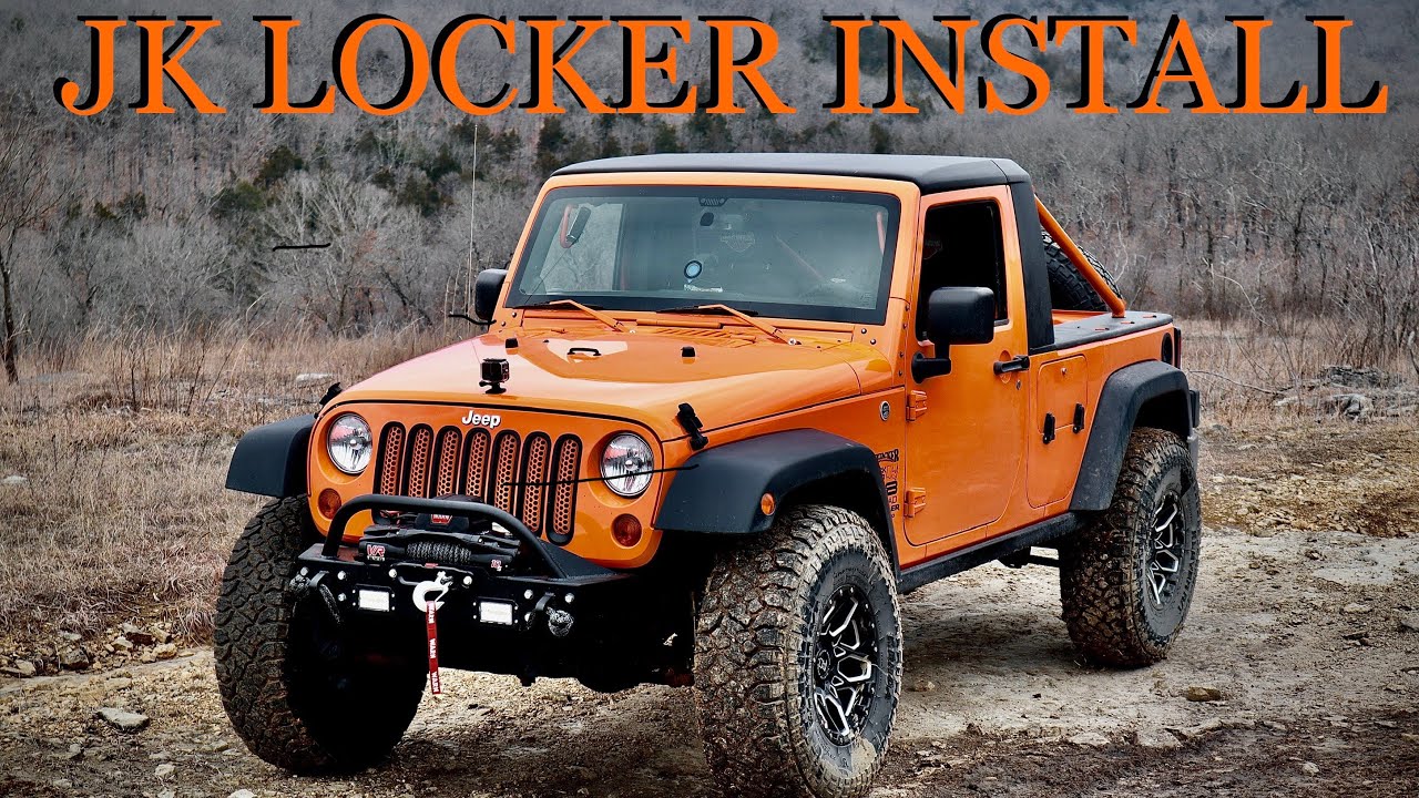 How to install a locker in a Jeep Wrangler JK - YouTube