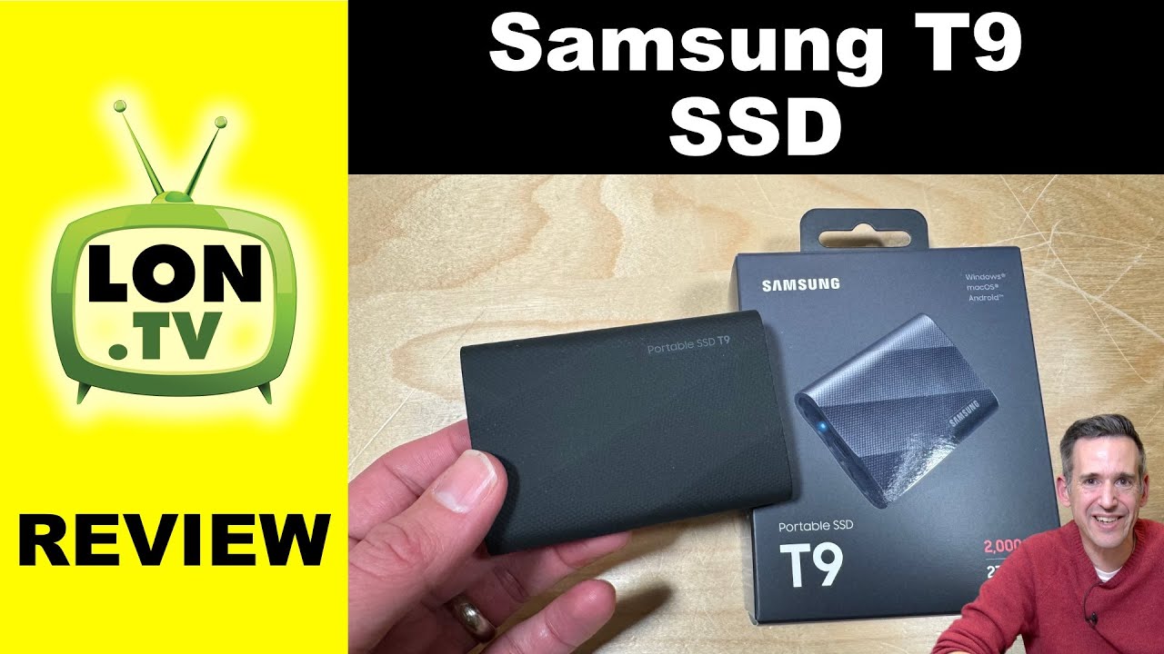 SAMSUNG Disque SSD portable T9 de 1 To, USB 3.2 génération, 2 x 2