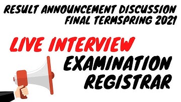 Final Term Result Spring 2021 | Date Changed OR Not