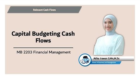 Relevant Cash Flows