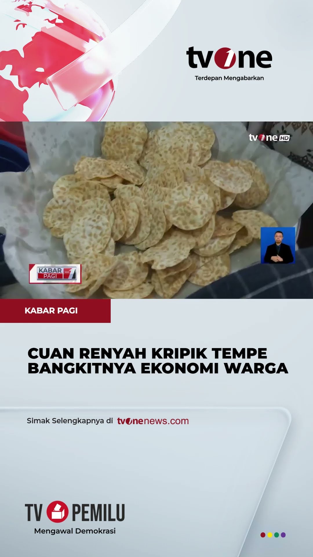 Intip Kampung Tempe Tempat Produksi Keripik dengan Bahan Baku Tempe | tvOne