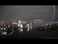 東京スカイツリーに落雷した瞬間 Lightning strikes the Tokyo Skytree Around 19:10 on Sept. 1, 2022