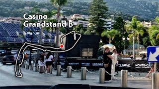 F1 Formula One Monaco Circuit Racetrack  PositionsGrandstands 2023 of F1 Grand Prix Monte Carlo 4K