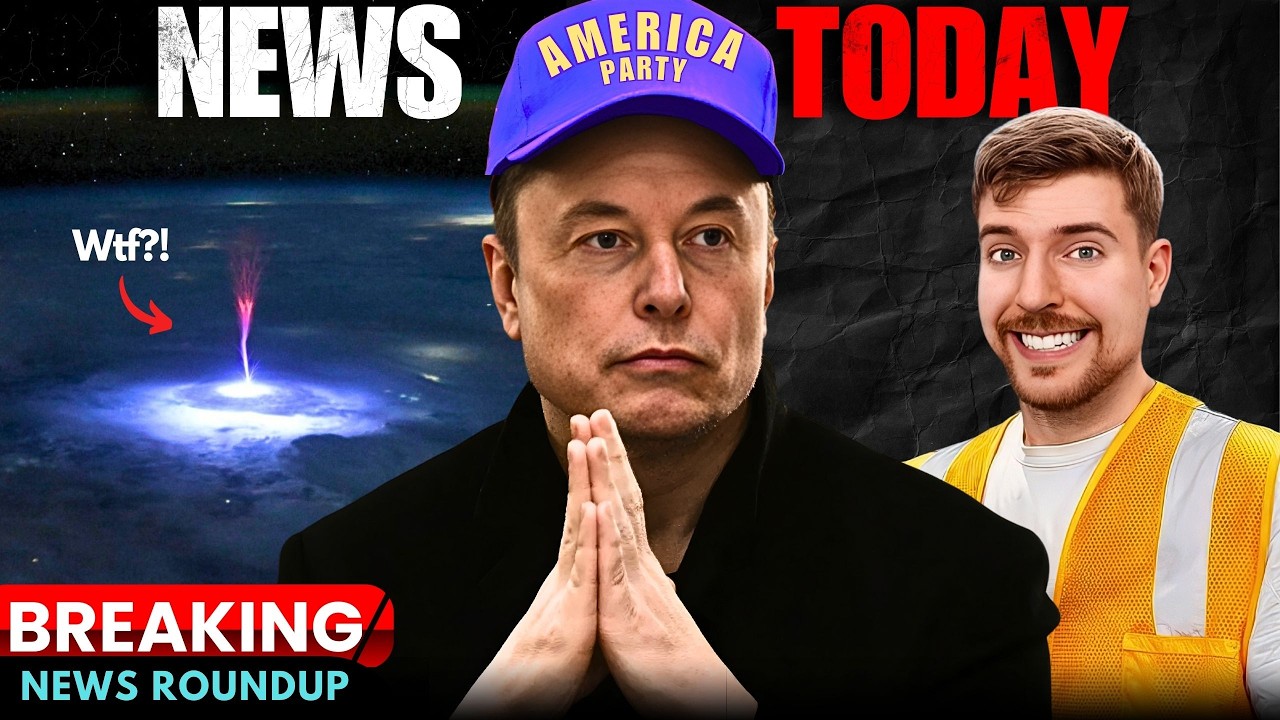 WTF Was Just Seen From Space?! Elon Running For PRESIDENT?! & I Glaze Mr. Beast