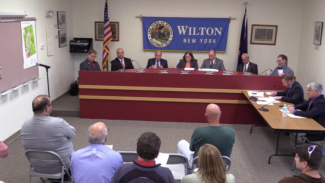 Town of Wilton NY Town Board Meeting June 2018 YouTube