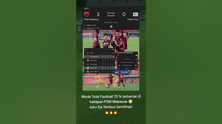 Hasil PSM Makassar vs Dong A Thanh Hoa di ASEAN Club Championship 2024-2025: Skor 3-0 #fyp