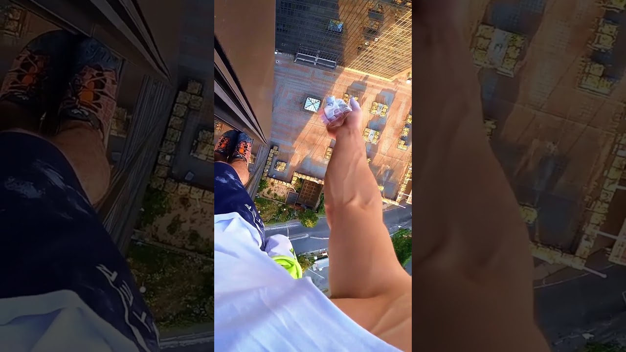 This Guy Was Climbing And Something Crazy Happened #climbing