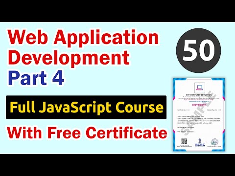 Web Application Development in JavaScript Part 4