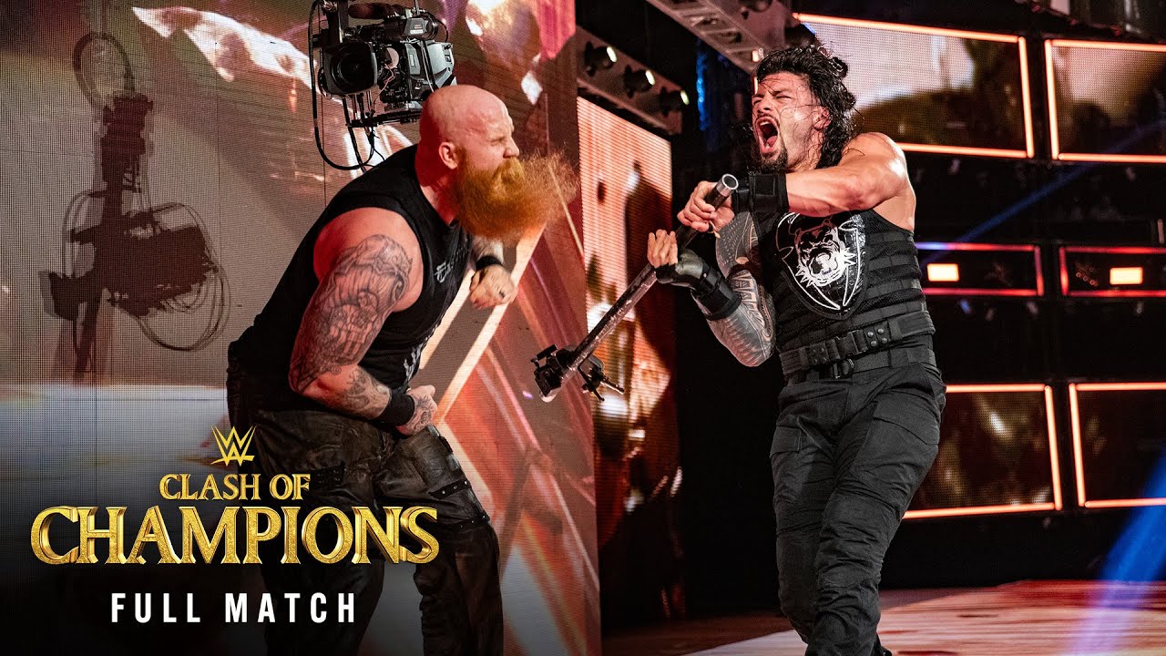 FULL MATCH: Roman Reigns vs. Erick Rowan | No Disqualification Match: WWE Clash of Champions 2019