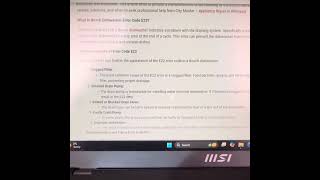 Bosch error code E22 quick tutorial guide #appliancerepair #e22 #boschdishwasher