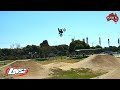 Big air and huge jumps losi promoto mx dirt bike takes on the bmx track