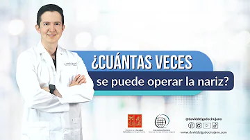 ¿Cuántas veces se puede operar la nariz?