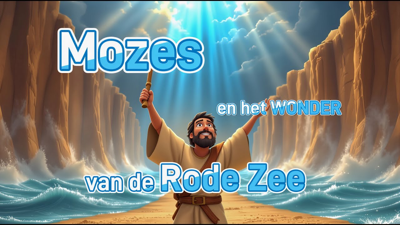 Mozes en het WONDER van de Rode Zee | Kinderverhalen uit de Bijbel ...