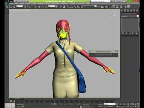 FaceRig - 3d model import (MeshRSD) .fbm/.fbs - YouTube