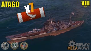 Download Lagu Cruiser Atago 7 Kills \u0026 142k Damage | World of Warships Gameplay MP3