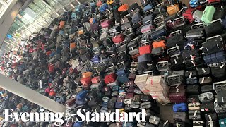 Heathrow Airport apologises after ‘enormous luggage carpet’ spotted at Terminal 2