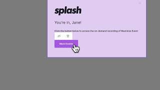 Converting a webinar to an on-demand experience