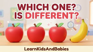 Can You Find the Different One 👀🧠 | Preschool Learning Quiz for Kids