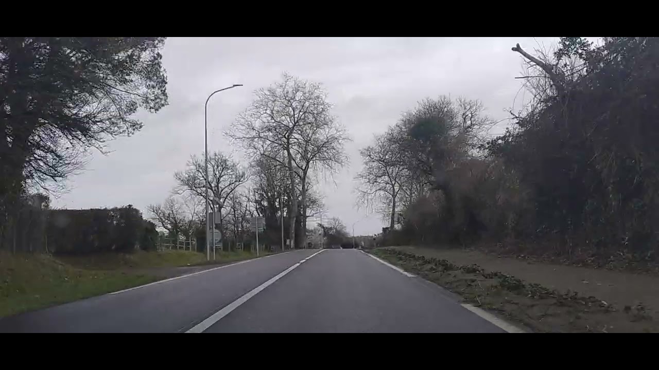 Driving Peyrehorade, Orthez (France)