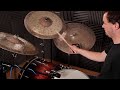 Meinl Byzance Big Apple Dark, Nuance and Symmetry ride cymbals demo for Rhythm Magazine