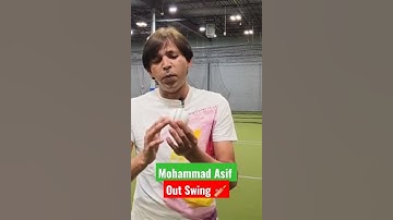 Mohammad Asif  Out Swing Bowling Tips #shorts #tips #outswing #mohammadasif
