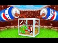 JJ and Mikey Glass Bunker vs PEPSI Tsunami Doomsday Battle in Minecraft - Maizen