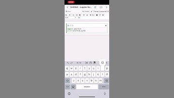 Python and Jupyter Notebook on iOS with Carnets