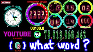 YOUTUBE(base 36) countdown  timer alarm🔔
