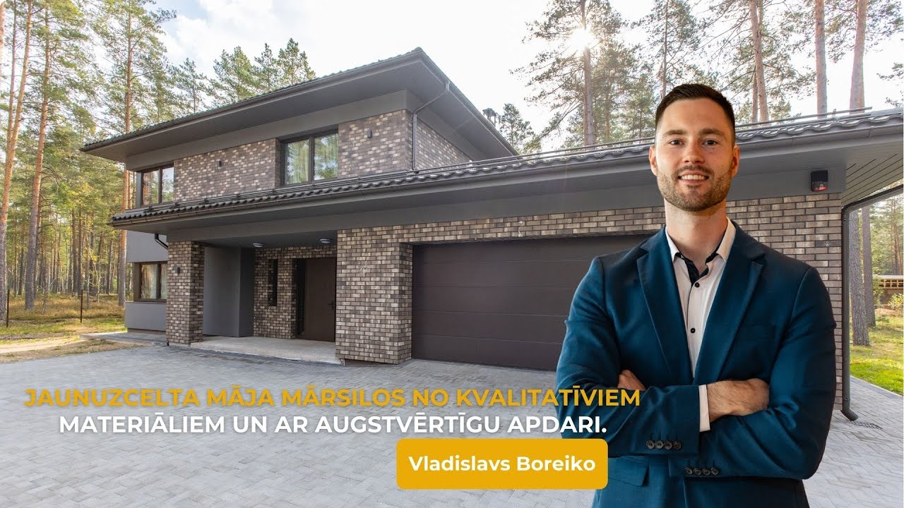 Jaunuzcelta māja Mārsilos no kvalitatīviem materiāliem un ar augstvērtīgu apdari.