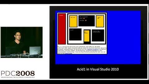 PDC 2008 Microsoft Visual Studio Web Development Futures