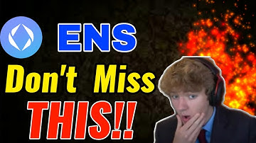 ENS Coin News Today! Ethereum Name service ENS Price Prediction Today